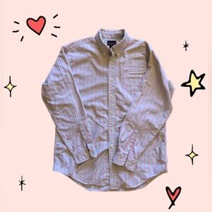 J.CREW Slim Shirt‎ Adult  Checkered Button Up Long Sleeve Pocket Mens M Cotton